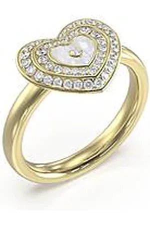 Guess Anello Cristalli Gioiello Donna Amami JUBR04029JWYGWH54