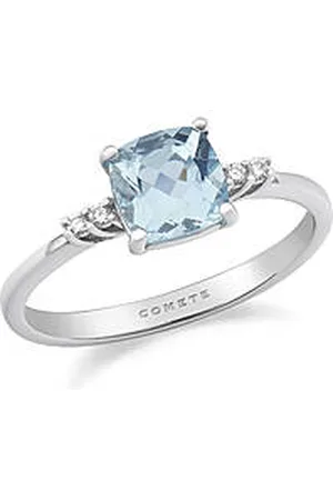 Comete Anello Diamante, Acquamarina Gioiello Donna ANQ 342