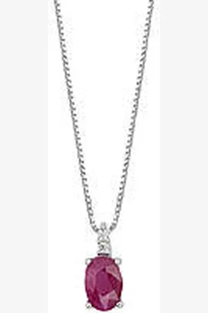 Comete Collana Diamante, Rubino Gioiello Fantasia Di Colore Caratura Maggiore Di 1ct GLB 1657