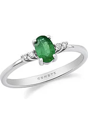 Comete Anello Diamante, Smeraldo Gioiello Donna Fantasia Di Colore ANB 2688