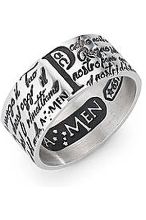 AMEN Anello Uomo Gioielli Preghiera ANPNB-22