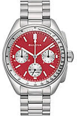 BULOVA Orologio Uomo Cronografo Archivio Lunar Pilot 96A316