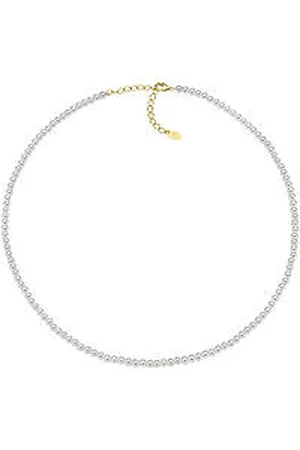 AMEN Collana 925 Donna Perle CLPE30SWGB36