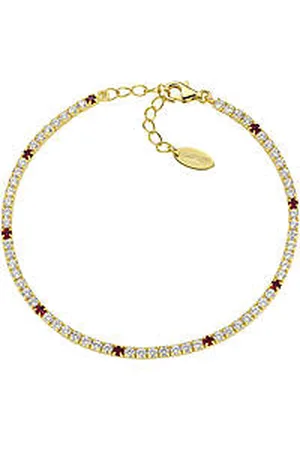 AMEN Bracciale Tennis Unisex 925 Gioiello Tennis BT7GRB16