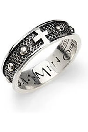 AMEN Anello Uomo Gioielli Rosari ACR2-26