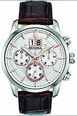 BULOVA Orologio Sutton Acciaio / Pelle 96B309
