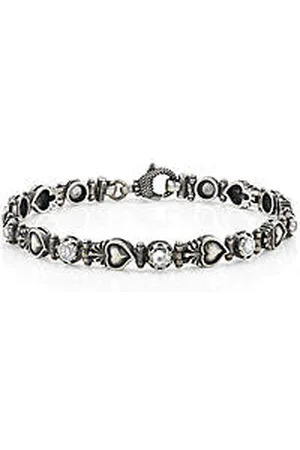 AMEN Bracciale Uomo Gioielli Sacro Cuore BRTSCNB205