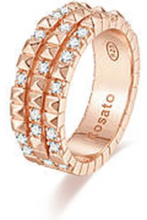 Rosato Anello A Fascia Cubica Gioiello Donna RZA016B