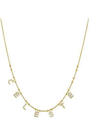 GioiaPura Collana Donna Gioiello Nominum Argento 925 Nome Celeste GYXCAZ0017-62