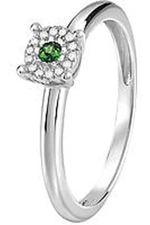 Bliss Anello Diamante, Smeraldo Gioiello Donna Rugiada 20091758
