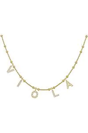 GioiaPura Collana Donna Gioiello Nominum Argento 925 Nome Viola GYXCAZ0017-83