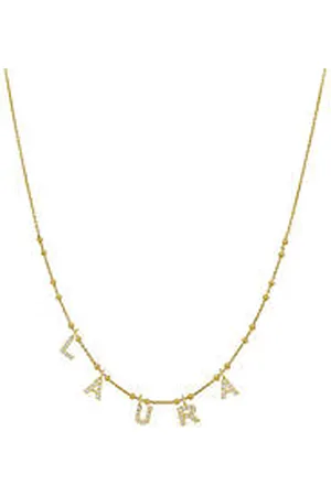 GioiaPura Collana Donna Gioiello Nominum Argento 925 Nome Laura GYXCAZ0017-15