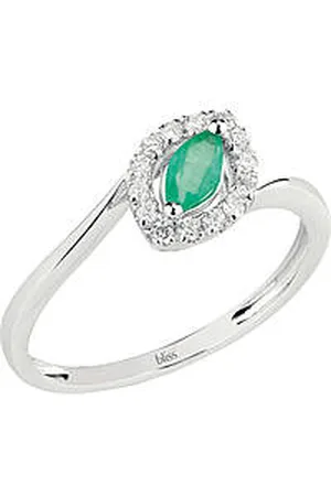 Bliss Anello Diamante, Smeraldo Gioiello Donna Charleston 20070609