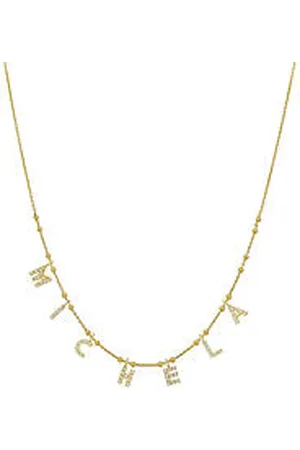 GioiaPura Collana Donna Gioiello Nominum Argento 925 Nome Michela GYXCAZ0017-28