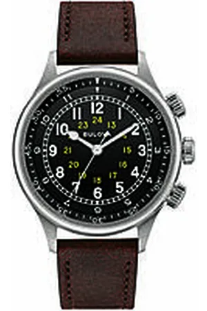 BULOVA Orologio Uomo Meccanico Military Vintage 96A245