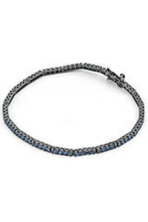 Cesare Paciotti Bracciale Tennis Uomo Argento 925 Gioiello JPBR2244B-19