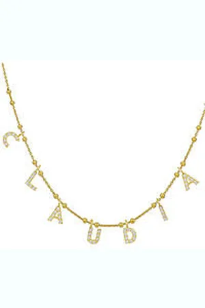 GioiaPura Collana Donna Gioiello Nominum Argento 925 Nome Claudia GYXCAZ0017-25