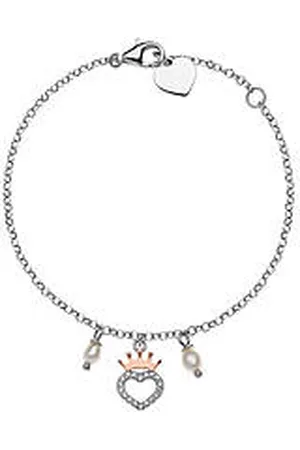 Disney Bracciale Con Charms Pendenti Bambino Argento 925 Gioiello Princess BS00009TPZL-55.CS