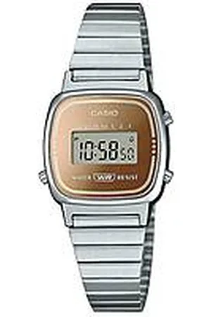 Casio Vintage Argentato/Acciaio Orologio Donna LA670WES-4AEF