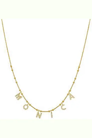 GioiaPura Collana Donna Gioiello Nominum Argento 925 Nome Monica GYXCAZ0017-47