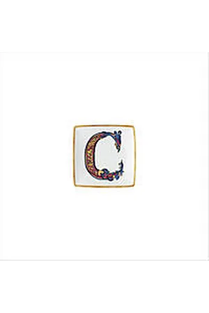 VERSACE Ciotola Alphabet Colore Bianco, Fantasia 11940-403683-15253
