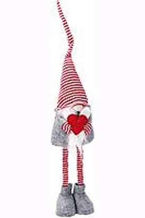 AD TREND Folletto Natalizio Colore Bianco, Rosso, Grigio/Argento 87149A