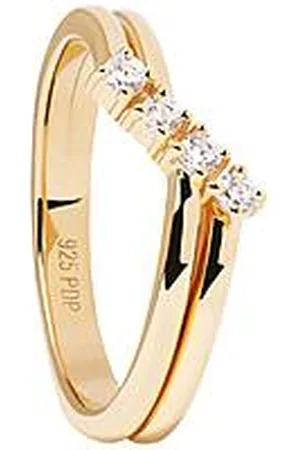 PDPAOLA Anello Zirconi Gioiello Donna New Essentials AN01-870-14