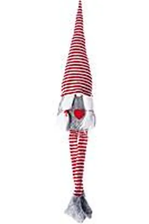 AD TREND Folletto Natalizio Colore Bianco, Rosso, Grigio/Argento 87145A