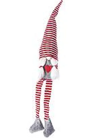 AD TREND Folletto Natalizio Colore Bianco, Rosso, Grigio/Argento 87144A