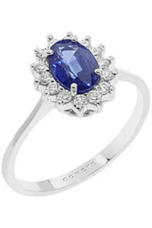 Comete Anello Zaffiro, Diamante Gioiello Donna Regina ANB 2569