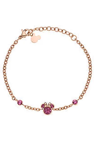 Disney Bracciale Bambino Gioielli Mickey And Minnie B600589PRPL-B.CS