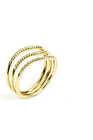 Cesare Paciotti Anello Zirconi Gioiello Donna 4UAN4252W14