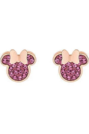 Disney Orecchini Bambina Animali, Fiocco Mickey And Minnie E600177PRPL-B.CS