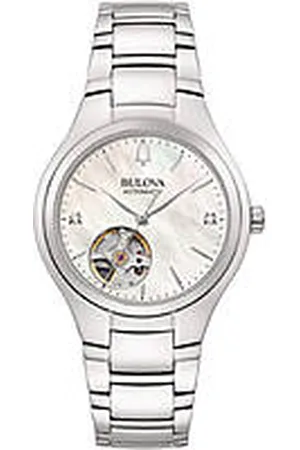 BULOVA Orologio Automatico Donna Argentato/Acciaio 96P247