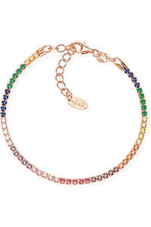 AMEN Bracciale Tennis Donna Argento 925 Gioiello Tennis BTRM16