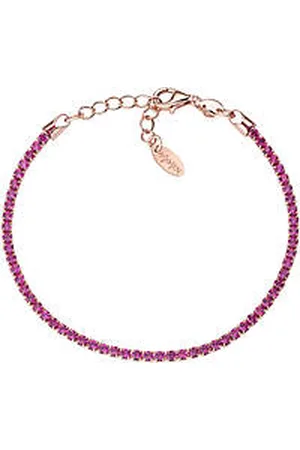 AMEN Bracciale Tennis Donna Argento 925 Gioiello Tennis BTRFU16