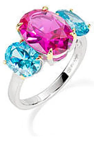 AMEN Anello Zirconi Gioiello Donna RCK3OVBFUTU-16
