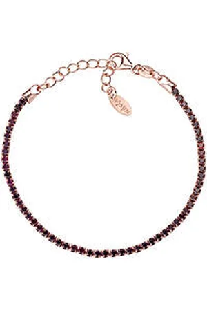 AMEN Bracciale Tennis Donna Argento 925 Gioiello Tennis BTRRU16