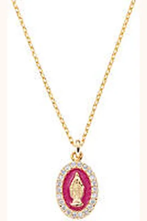 AMEN Collana Argento 925 Donna Sacro CLMISMGBO