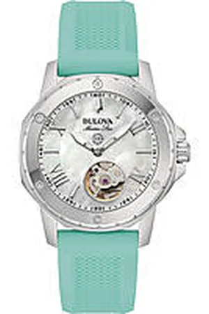 BULOVA Orologio Automatico Donna Azzurro 96L325
