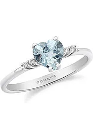 Comete Anello Diamante, Acquamarina Gioiello Donna Fantasia Di Acquamarina ANQ 341