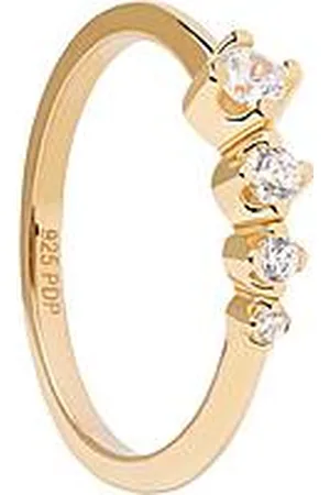 PDPAOLA Anello Zirconi Gioiello Donna New Essentials AN01-801-14