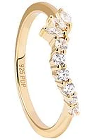 PDPAOLA Anello Zirconi Gioiello Donna New Essentials AN01-829-14