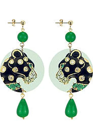 Lebole Orecchini Donna Gioielli The Circle D/OR.327/VERDE