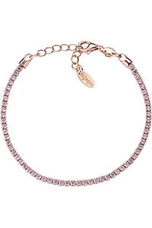 AMEN Bracciale Tennis Donna Argento 925 Gioiello Tennis BTRRO16
