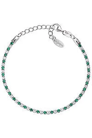AMEN Bracciale Tennis Donna Argento 925 Gioiello Tennis BTABBVE16