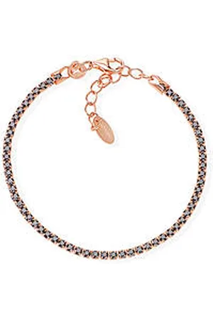 AMEN Bracciale Tennis Donna Argento 925 Gioiello Tennis BTRN18