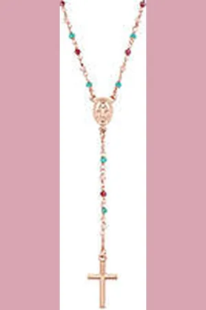 AMEN Collana Argento 925 Donna CRO10RRRV4