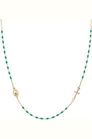 AMEN Collana Donna Gioielli AU9CROGVE3