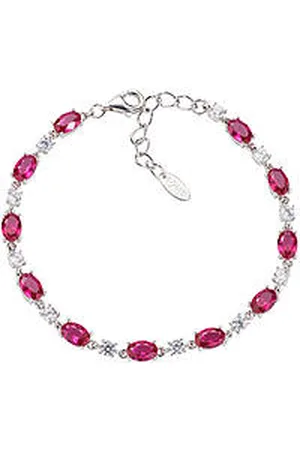 AMEN Bracciale Tennis Donna Argento 925 Gioiello Tennis BT2OVBRBZ16